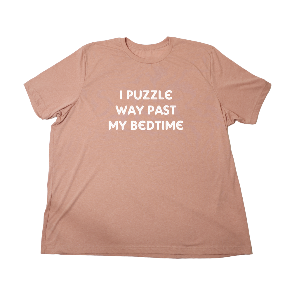 Heather Sunset Puzzle Past Bedtime Giant Shirt