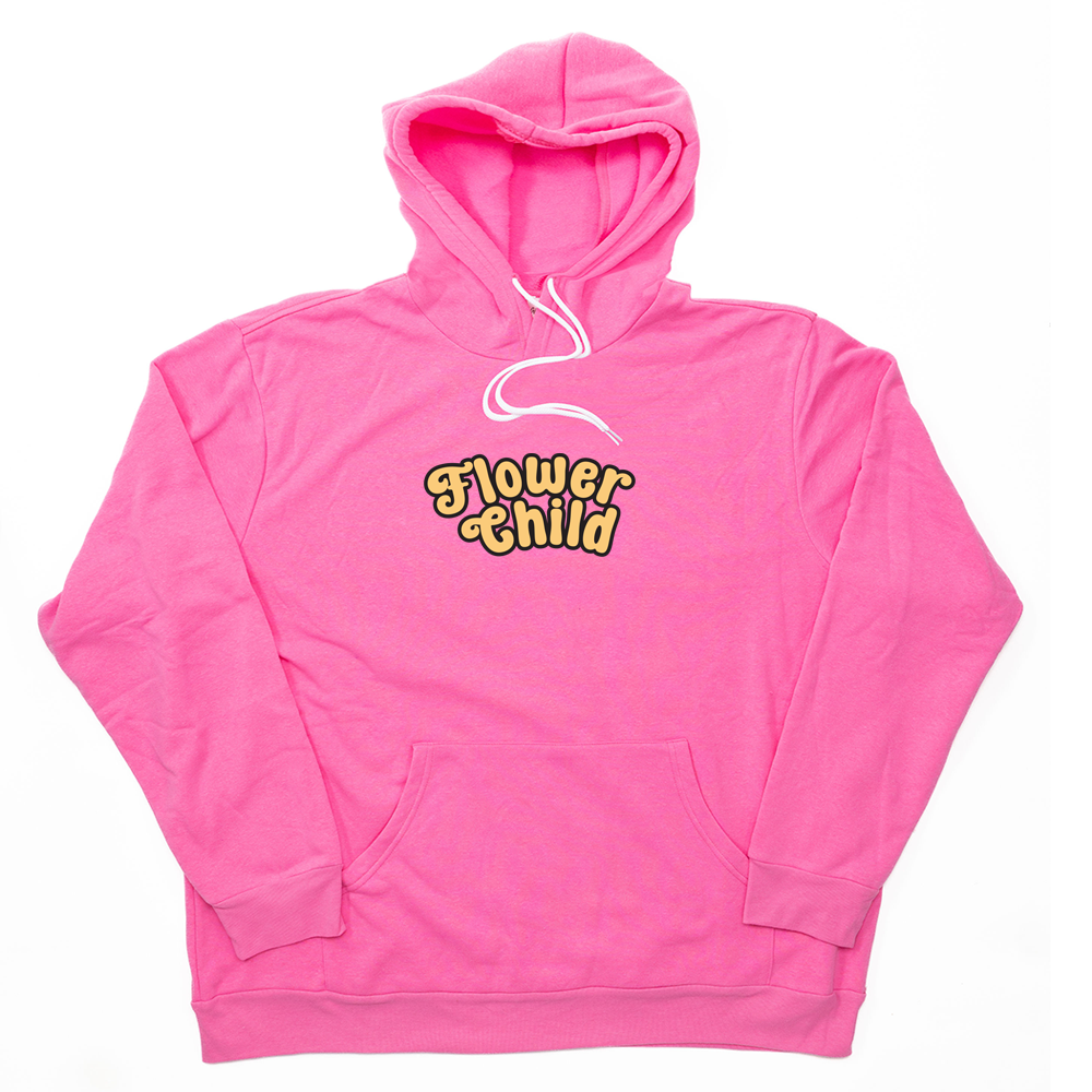 Hot Pink Flower Child Giant Hoodie