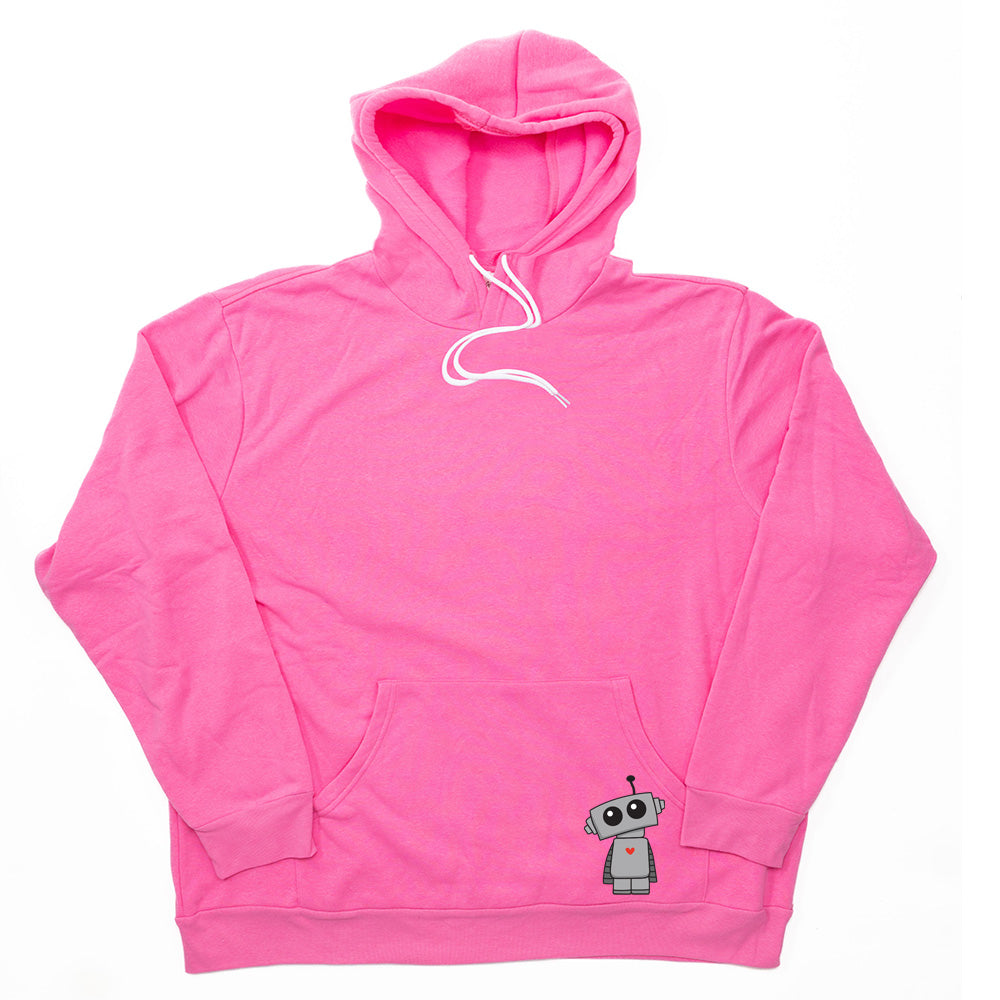 Hot Pink Pocket Robot Giant Hoodie