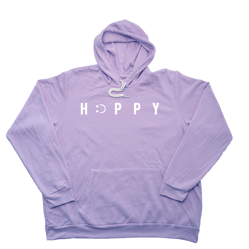 Lavender Happy Face Giant Hoodie