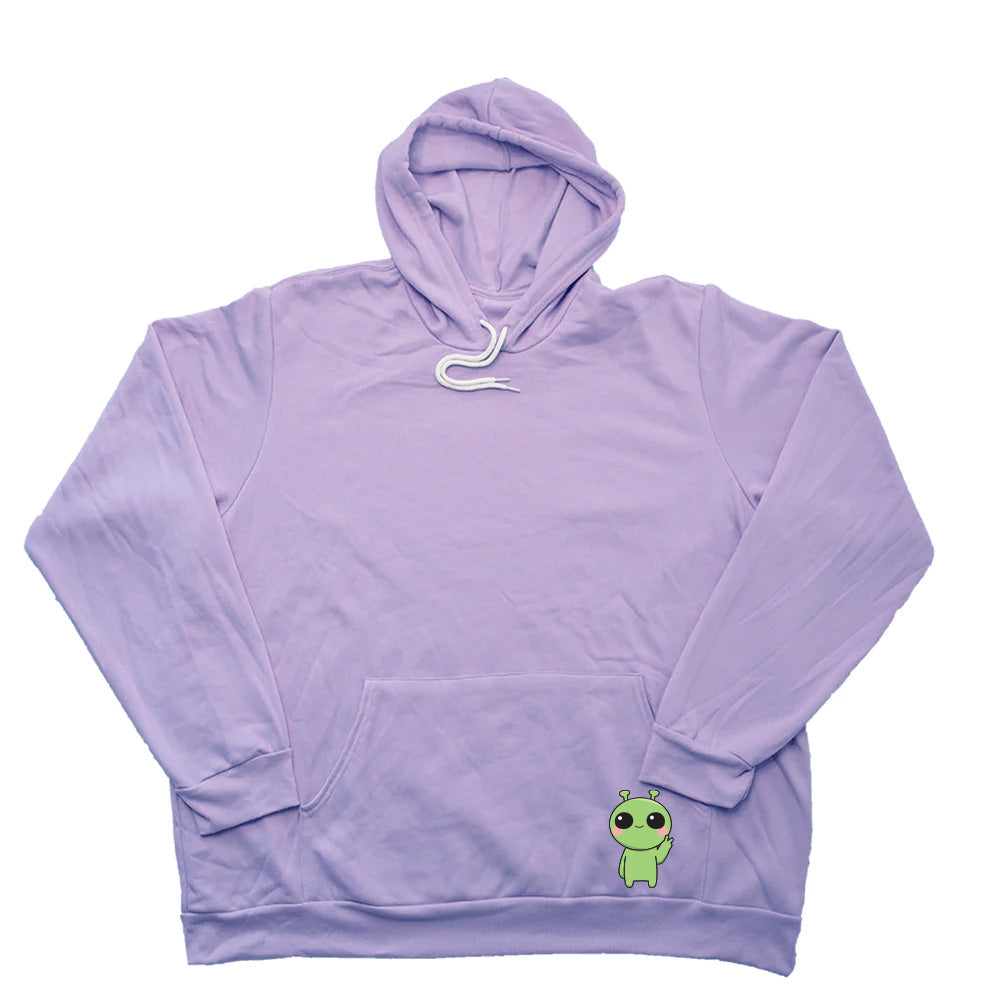 Lavender Pocket Alien Giant Hoodie