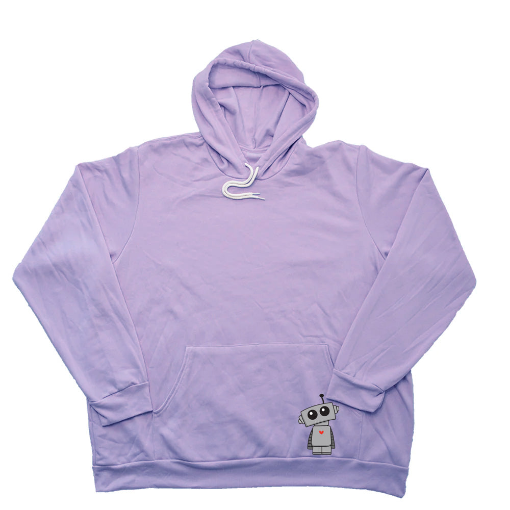 Lavender Pocket Robot Giant Hoodie