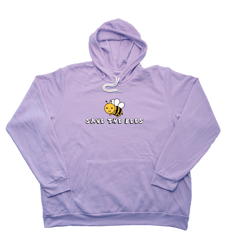Lavender Save The Bees Giant Hoodie