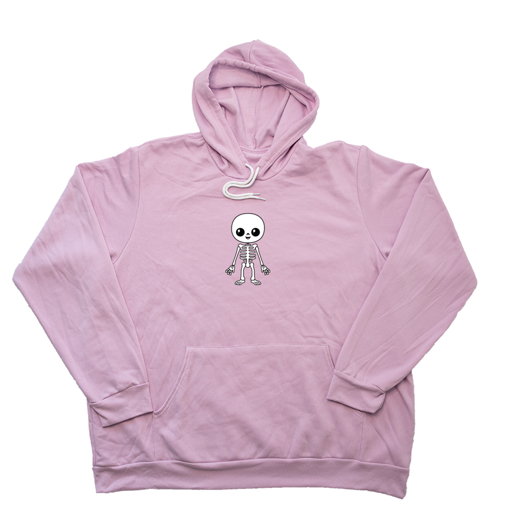 Light Pink Cute Skeleton Giant Hoodie