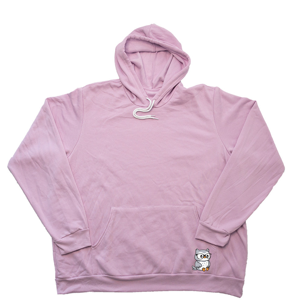 Light Pink Pocket Owl Giant Hoodie