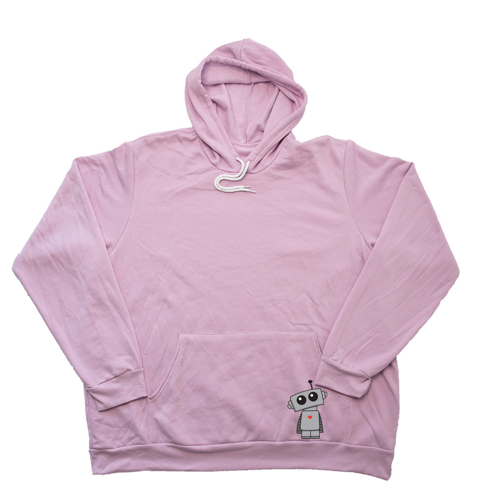 Light Pink Pocket Robot Giant Hoodie