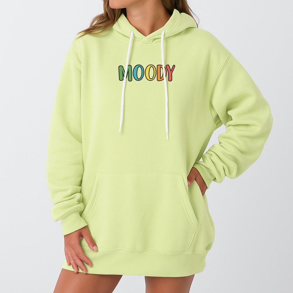 Moody Giant Hoodie - Lime Cream