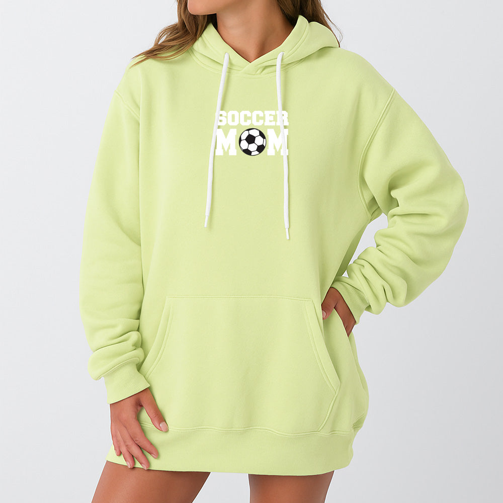 Soccer Mom Giant Hoodie - Lime Cream