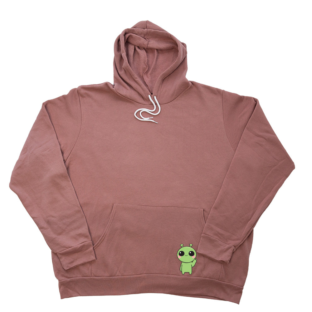 Mauve Pocket Alien Giant Hoodie