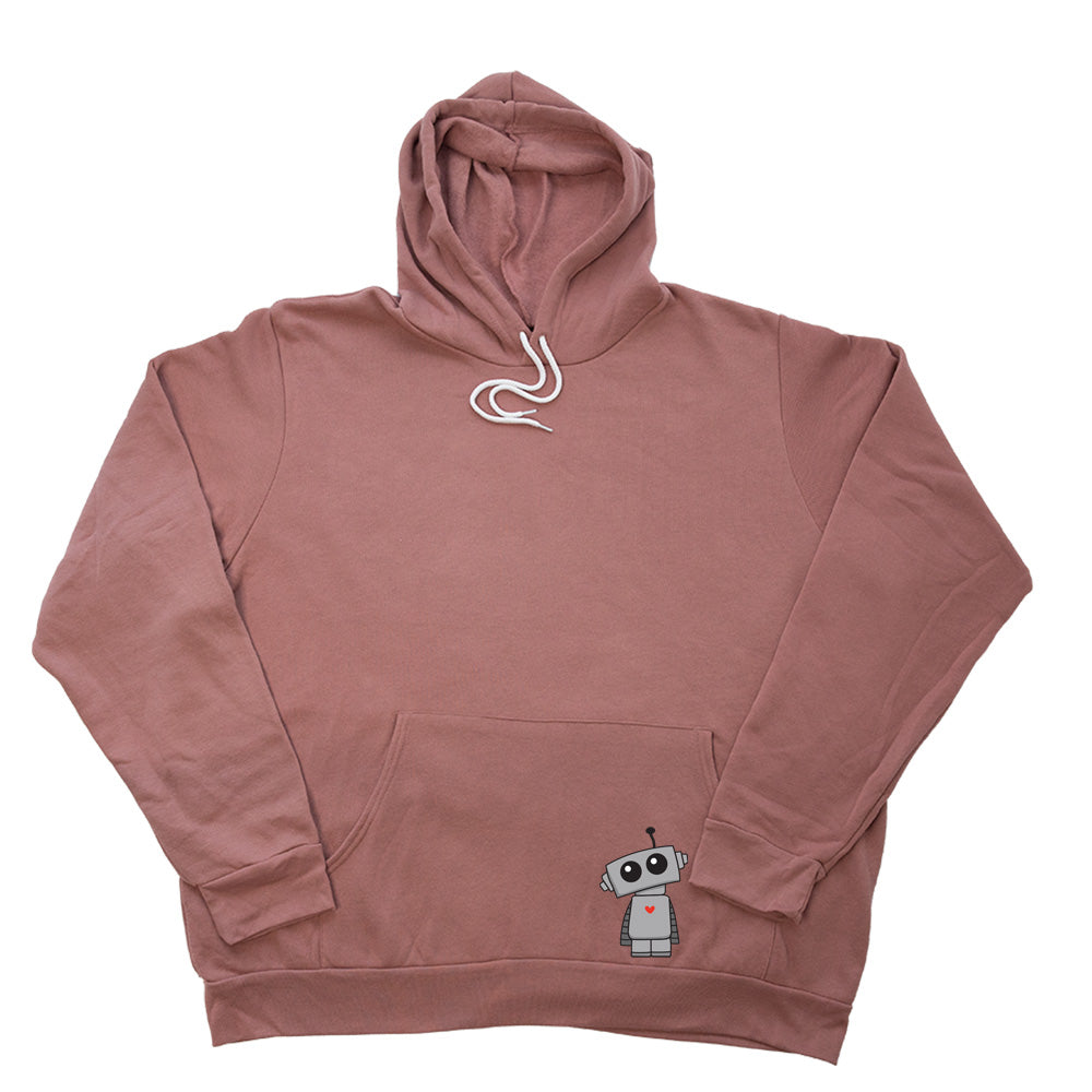 Mauve Pocket Robot Giant Hoodie