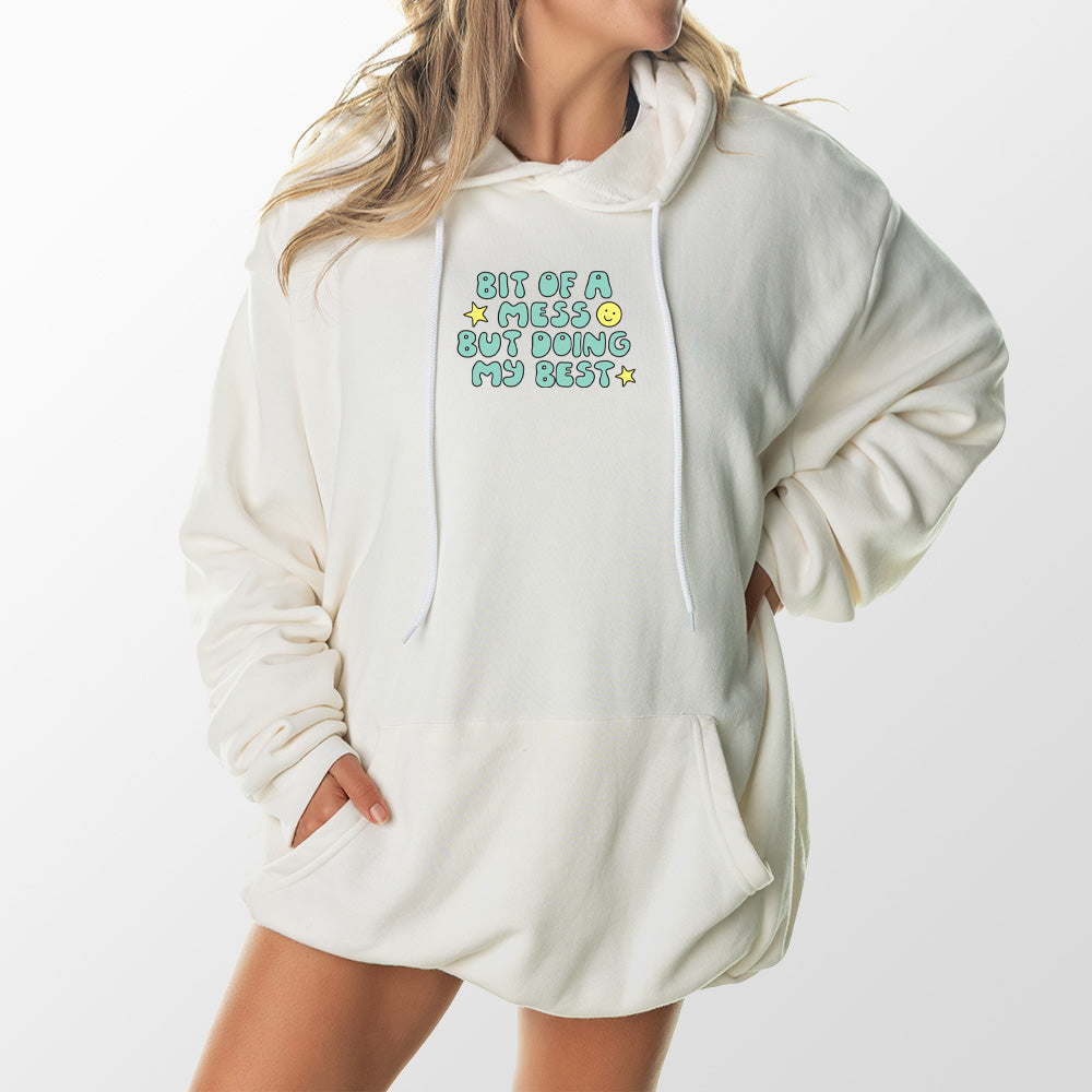 Off White Bit Of A Mess Giant Hoodie