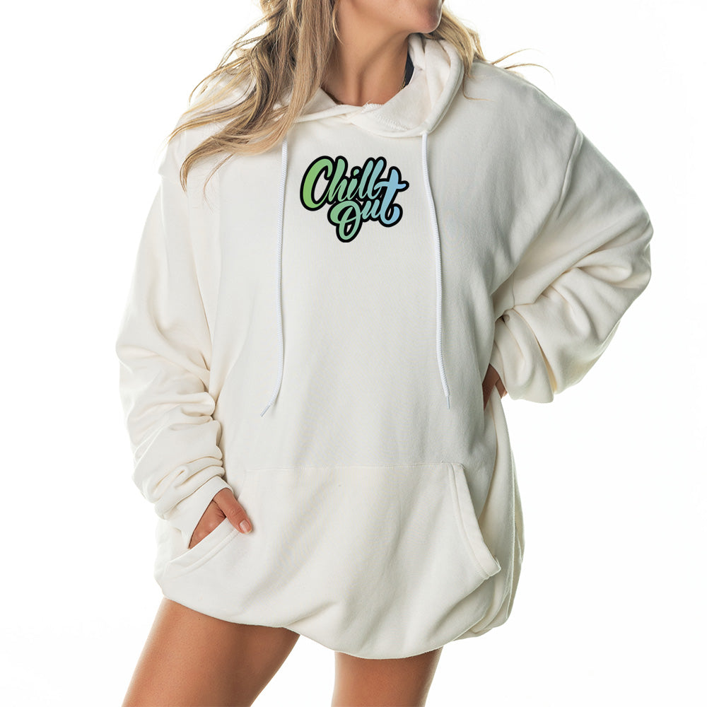 Chill Out Giant Hoodie - Tan