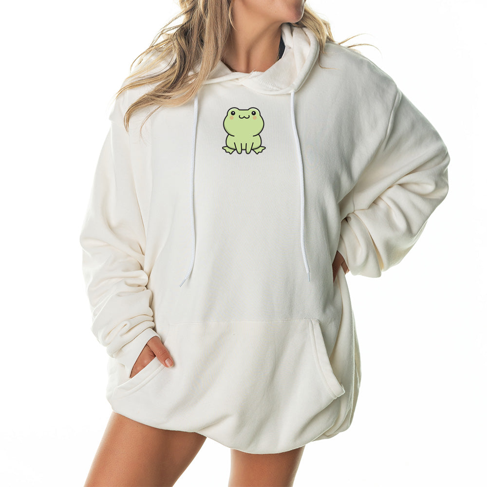 Frog Giant Hoodie - Tan