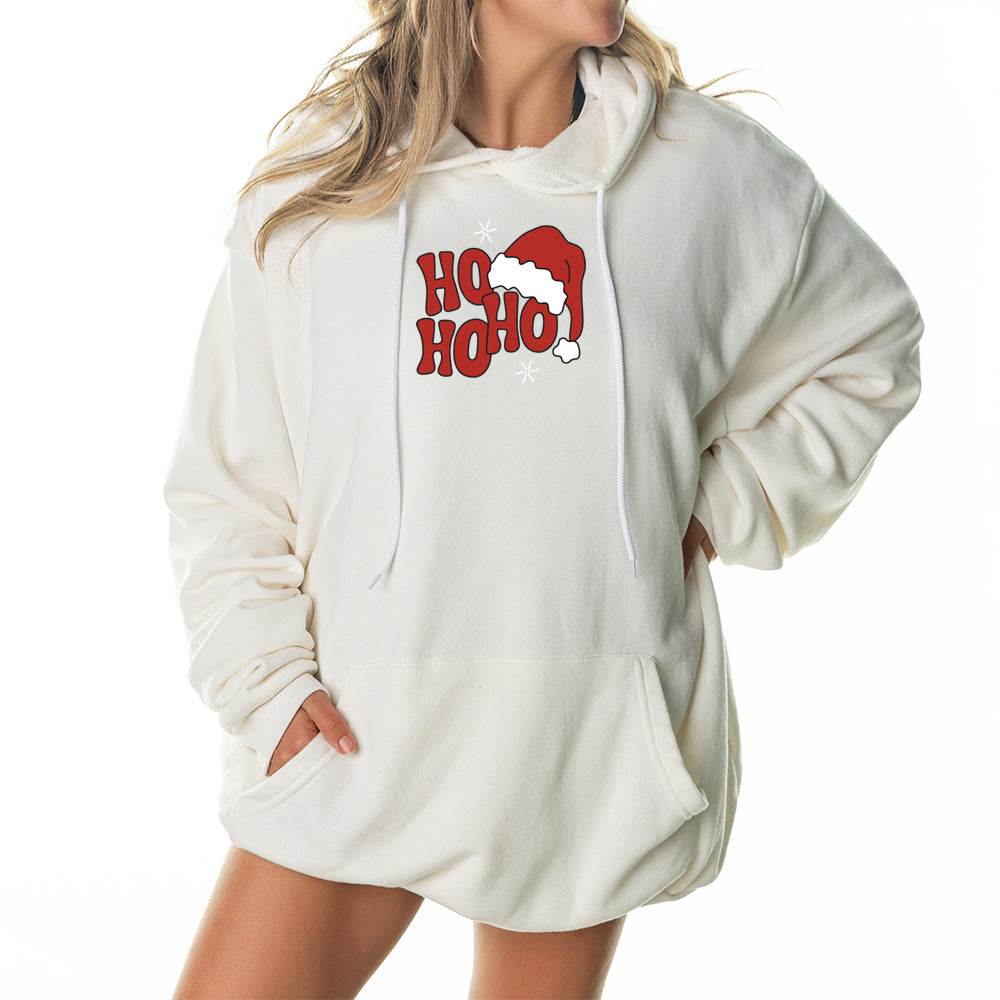 HoHoHo Outline Giant Hoodie