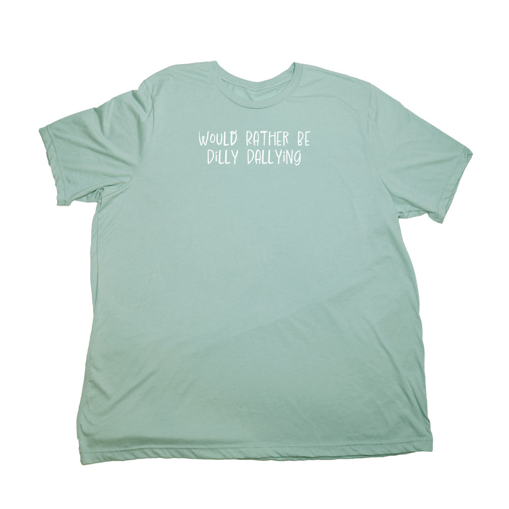 Pastel Green Dilly Dallying Giant Shirt