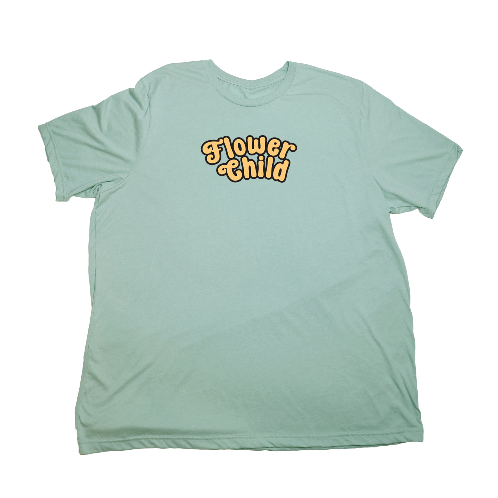 Pastel Green Flower Child Giant Shirt