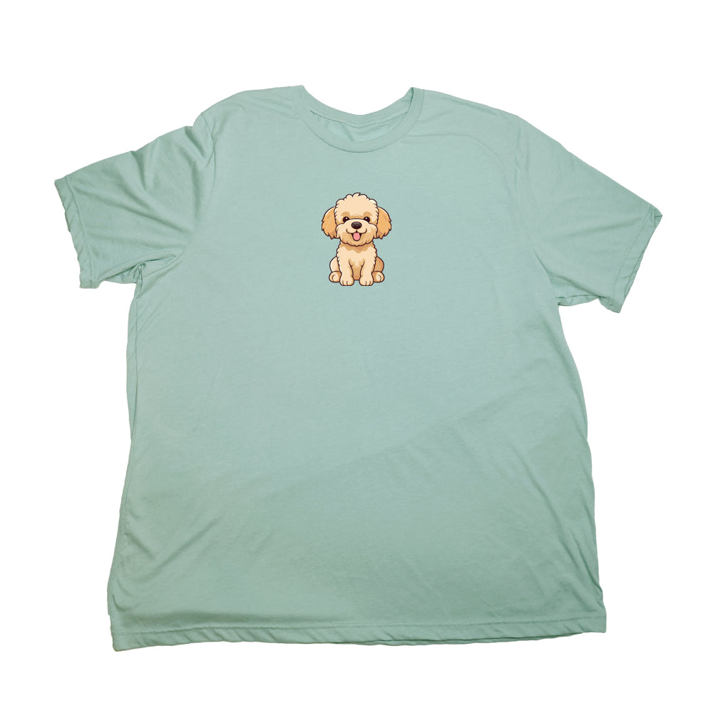 Pastel Green Golden Doodle Puppy Giant Shirt