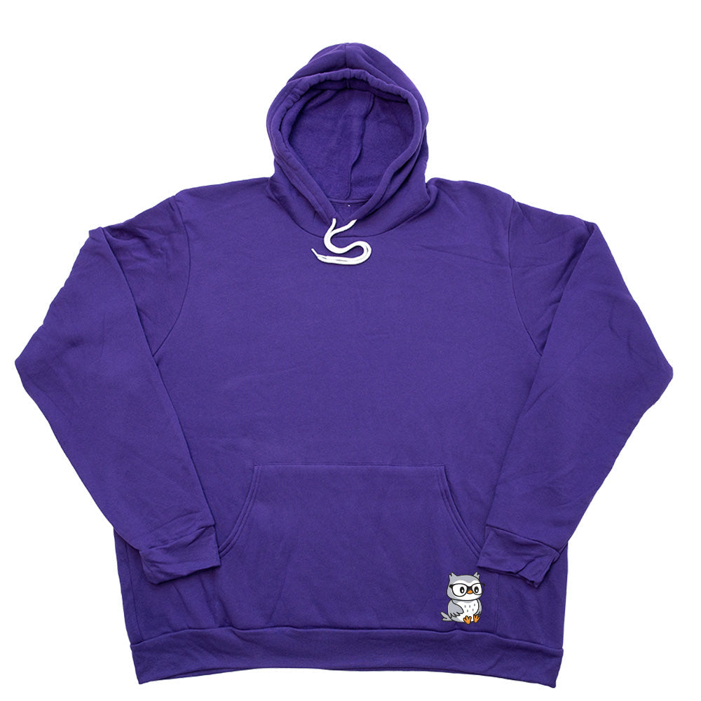 Purple Pocket Owl Giant Hoodie