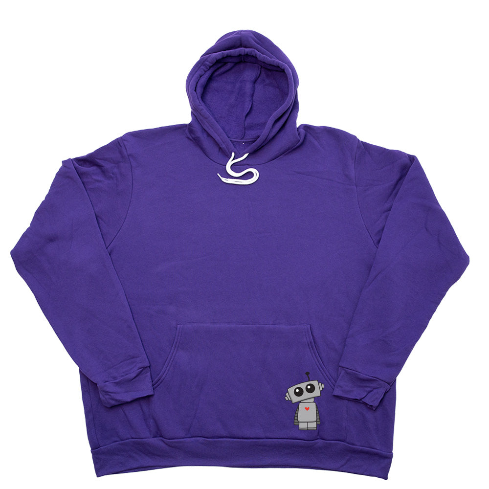 Purple Pocket Robot Giant Hoodie