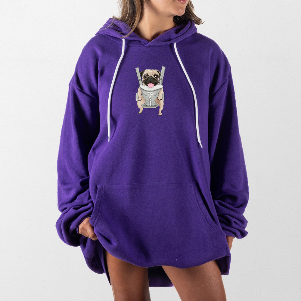 Purple Pug Life Giant Hoodie
