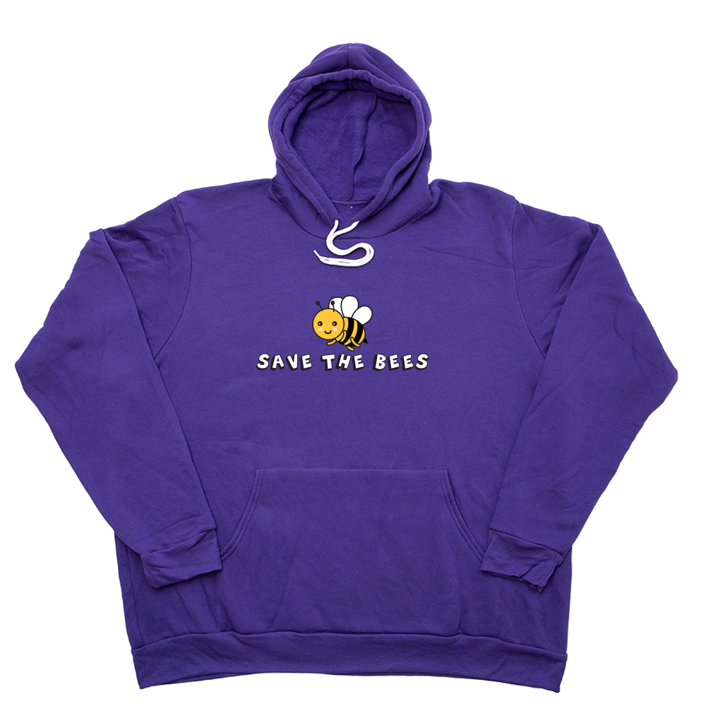Purple Save The Bees Giant Hoodie