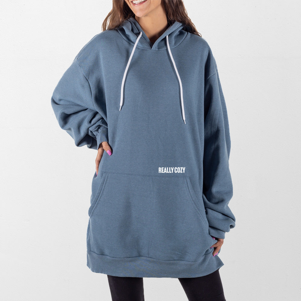 Slate Blue Really Cozy Giant Hoodie