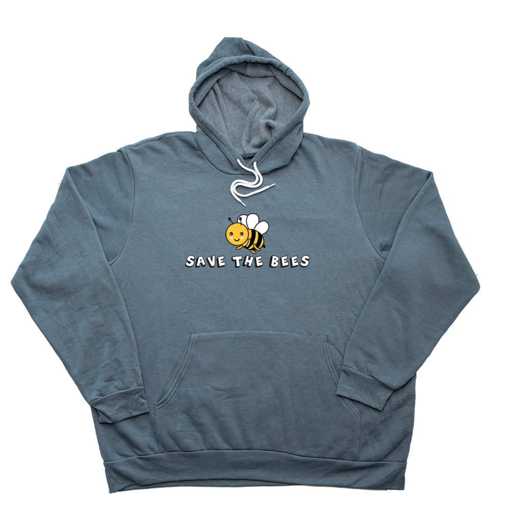 Slate Blue Save The Bees Giant Hoodie