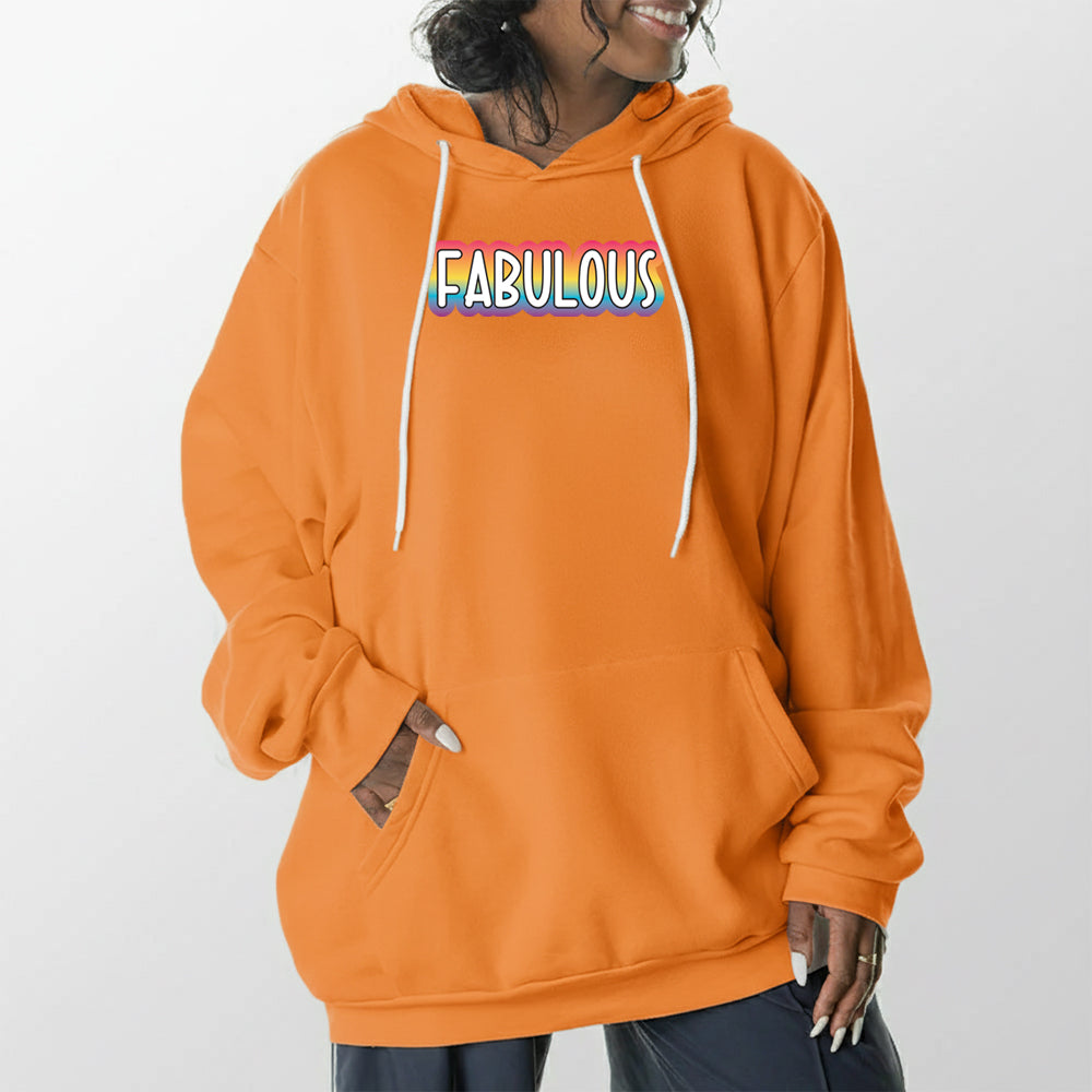 Fabulous Giant Hoodie - Tangerine Dream
