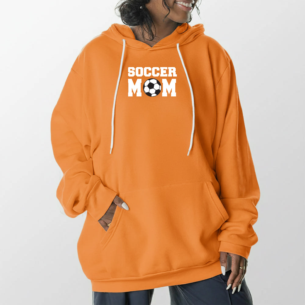 Soccer Mom Giant Hoodie - Tangerine Dream