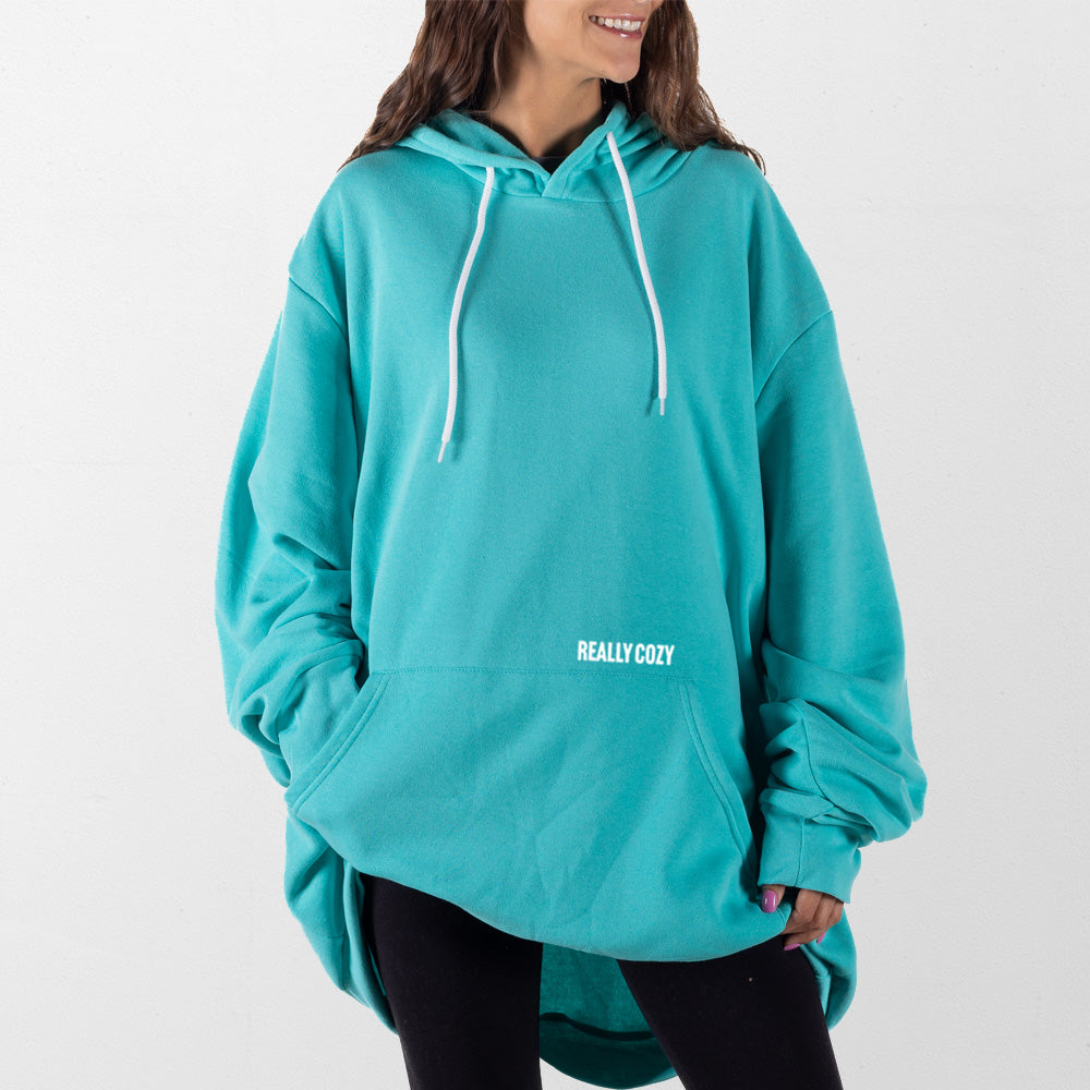 Teal Really Cozy Giant Hoodie