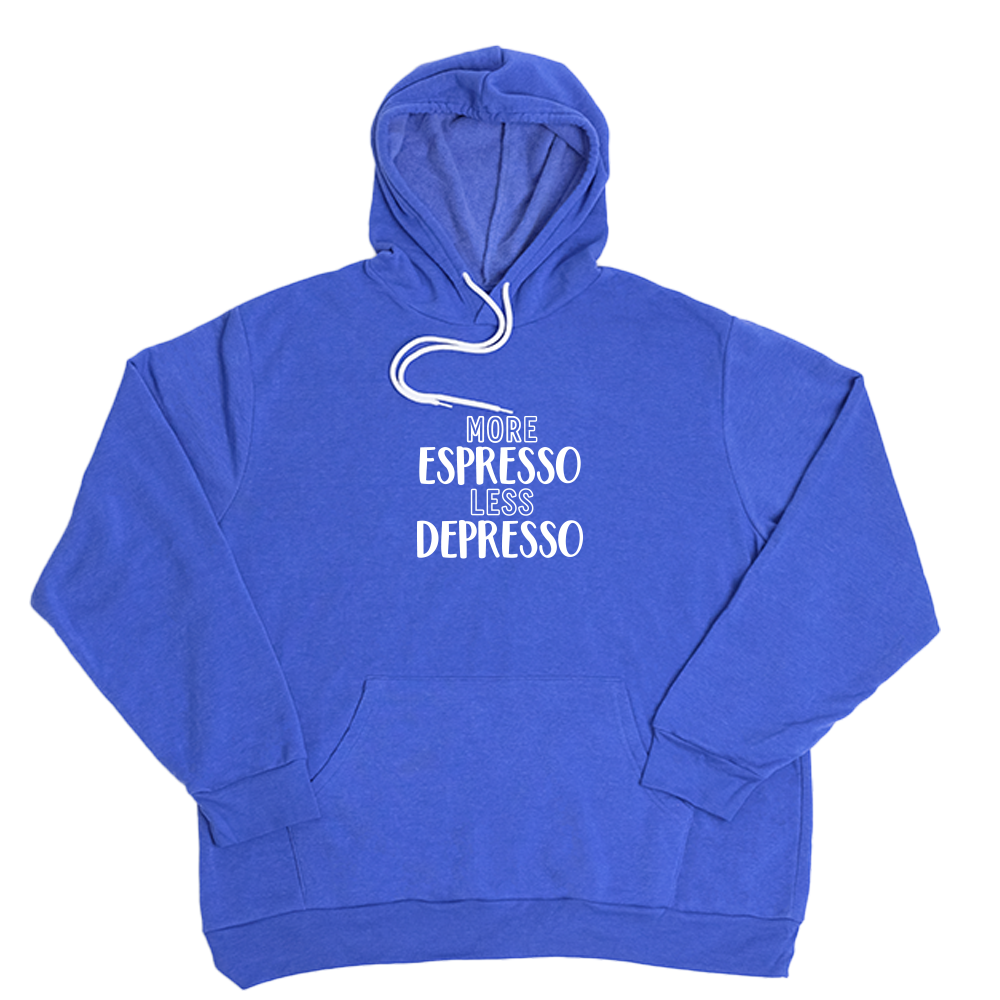 Very Blue More Espresso Less Depresso Giant Hoodie