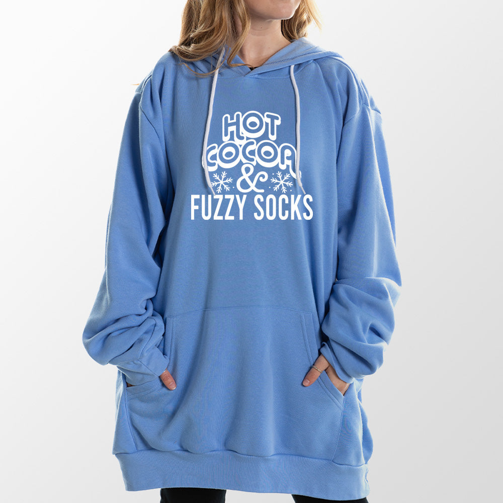 Hot Cocoa And Fuzzy Socks Giant Hoodie - Giant Hoodies