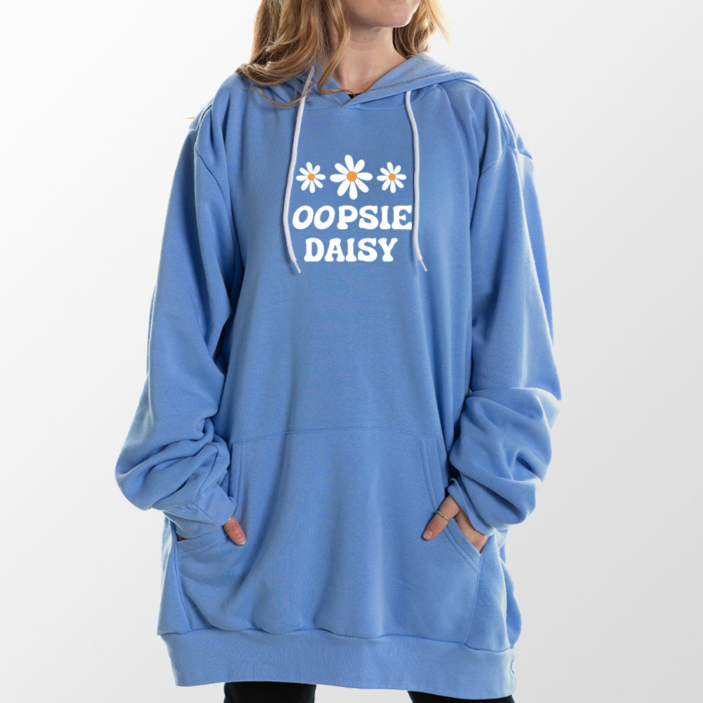 Oopsie Daisy Giant Hoodie - Off White