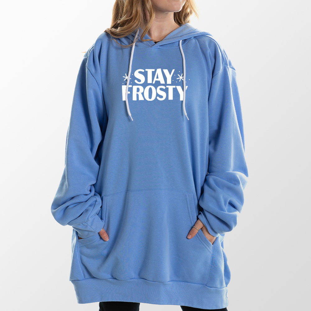 Winter Blue Stay Frosty Giant Hoodie
