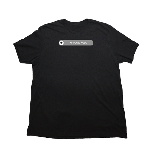 Airplane Mode Giant Shirt - Heather Black - Giant Hoodies