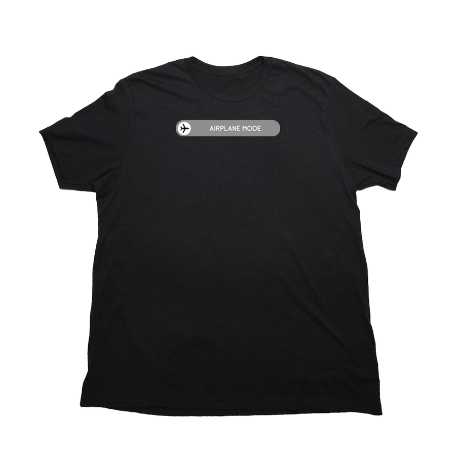 Airplane Mode Giant Shirt - Heather Black - Giant Hoodies