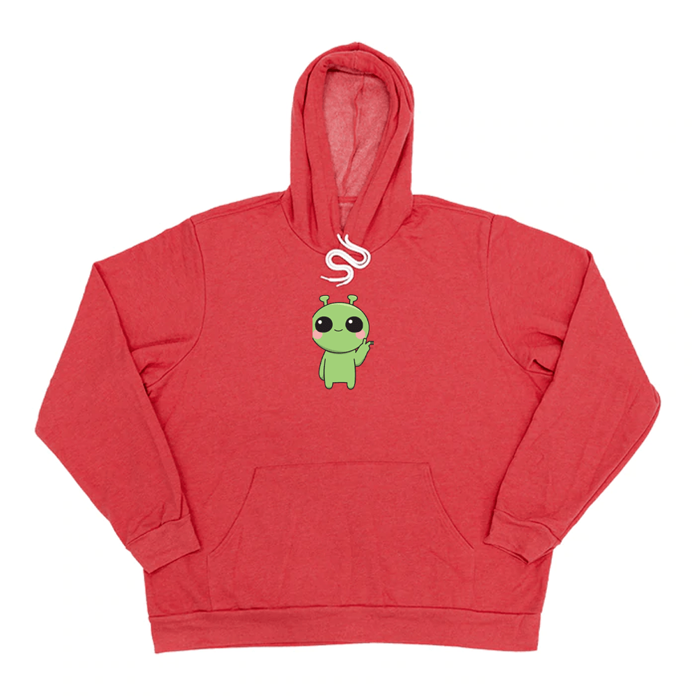 Alien Giant Hoodie - Heather Red - Giant Hoodies