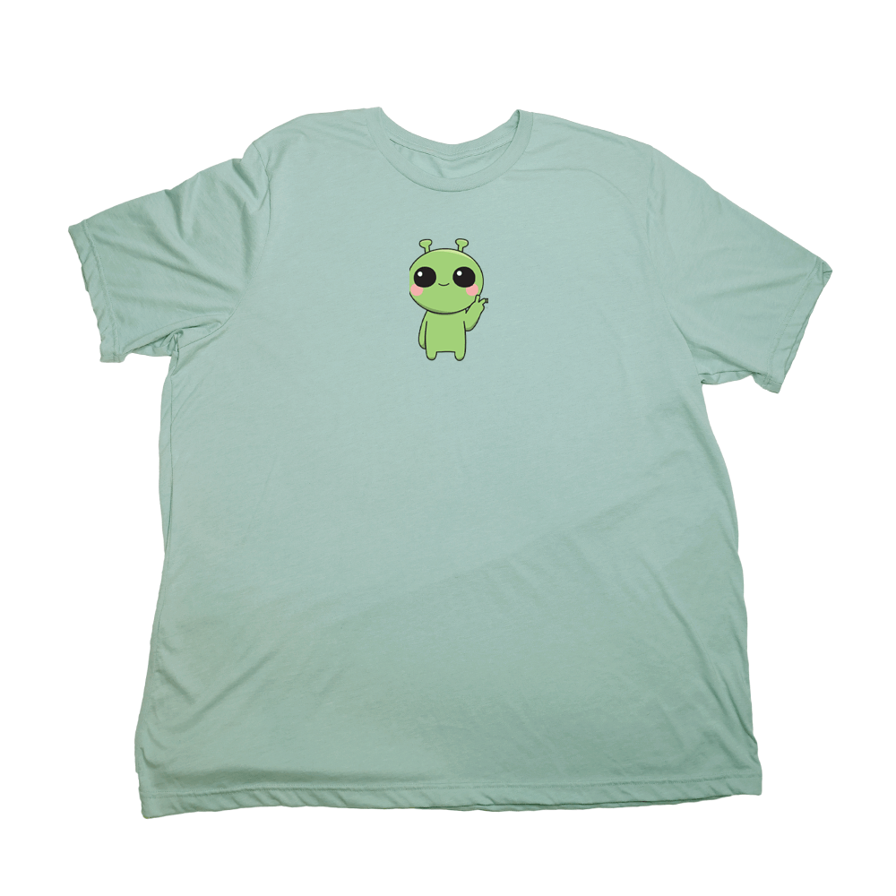 Alien Giant Shirt - Pastel Green - Giant Hoodies