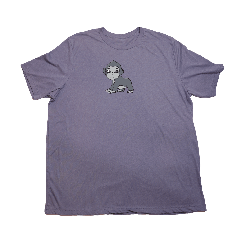 Baby Gorilla Giant Shirt - Heather Purple - Giant Hoodies