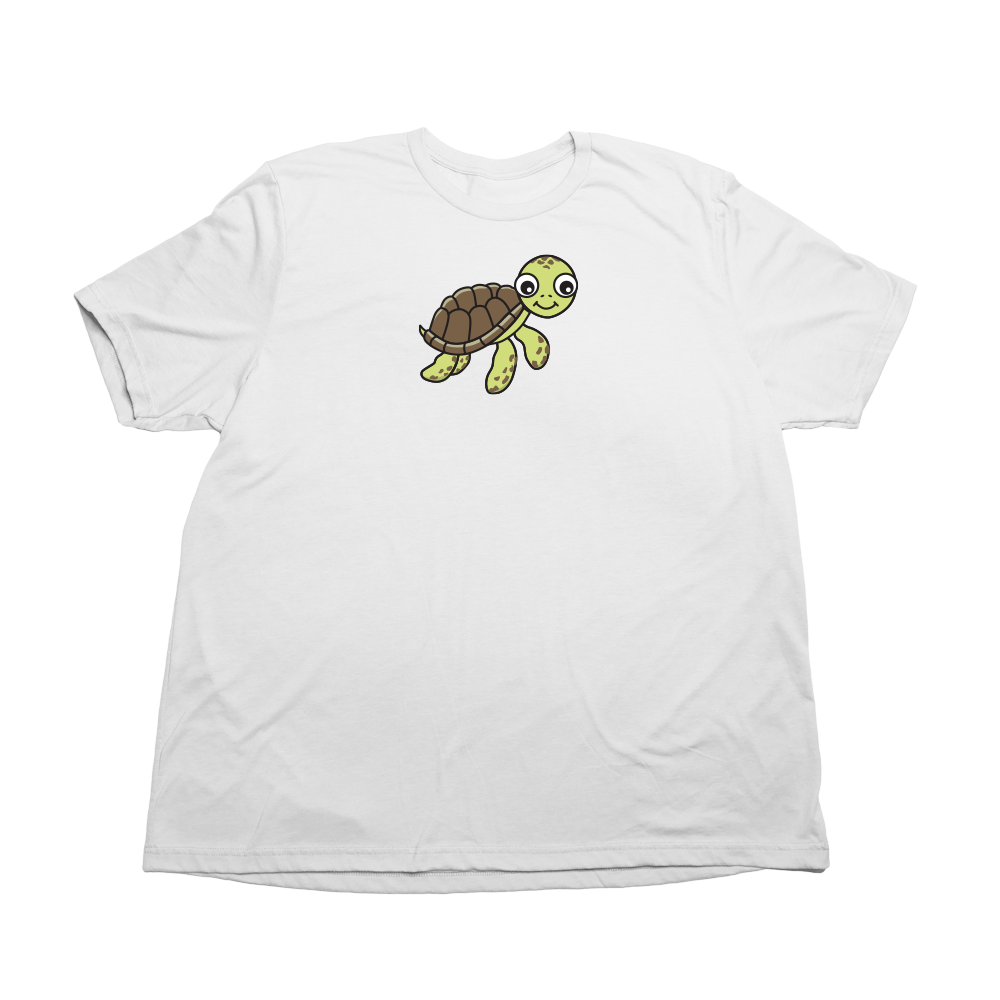 Baby Turtle Giant Shirt - Solid White - Giant Hoodies