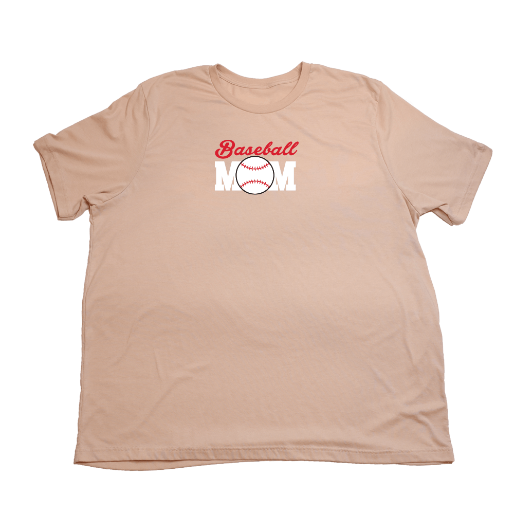 Baseball Mom Giant Shirt - Heather Peach - Giant Hoodies