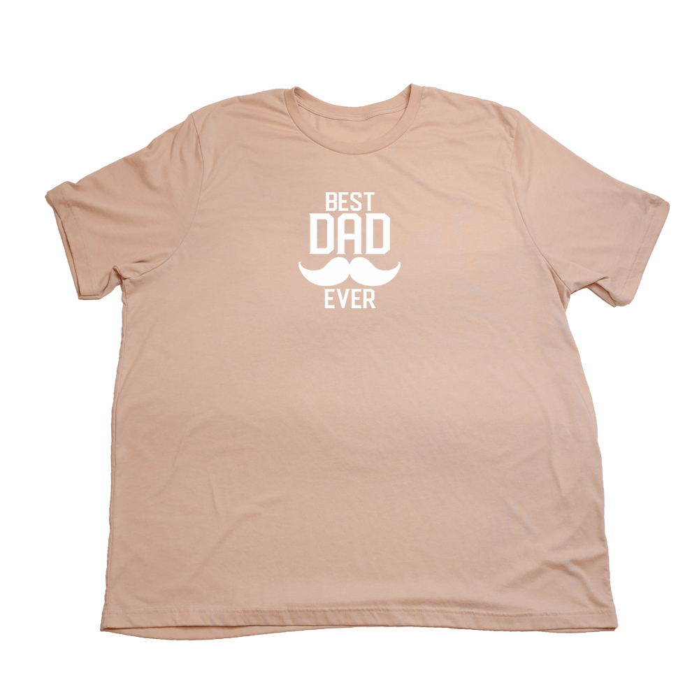 Best Dad Ever Giant Shirt - Heather Peach - Giant Hoodies