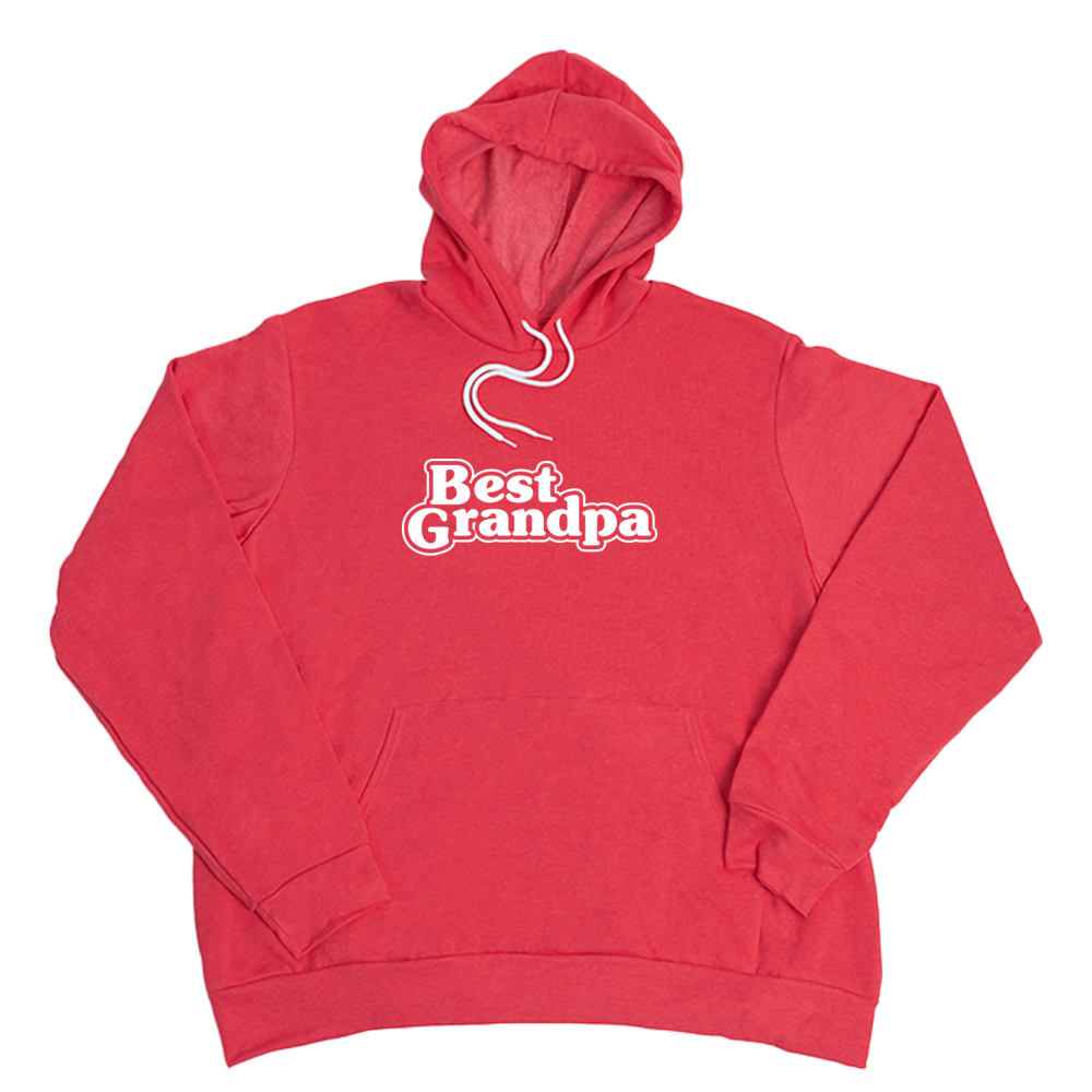 Best Grandpa Giant Hoodie - Heather Red - Giant Hoodies