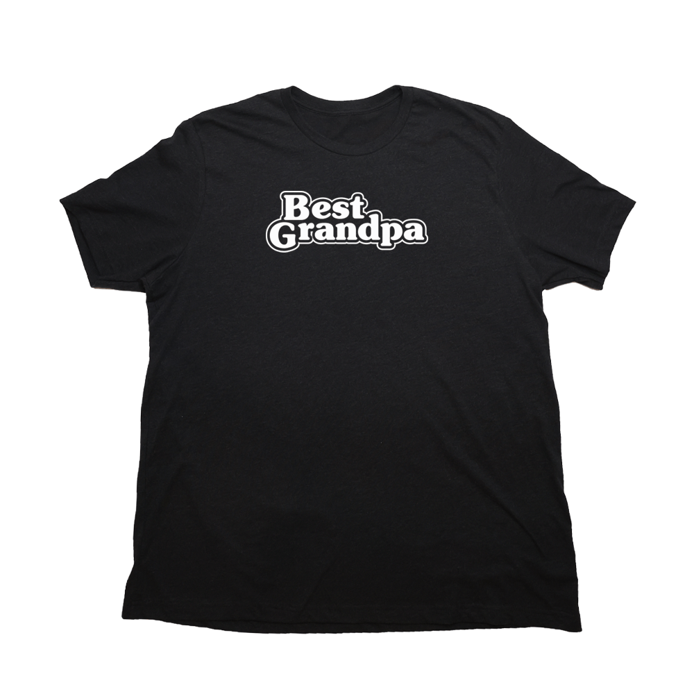 Best Grandpa Giant Shirt - Heather Black - Giant Hoodies