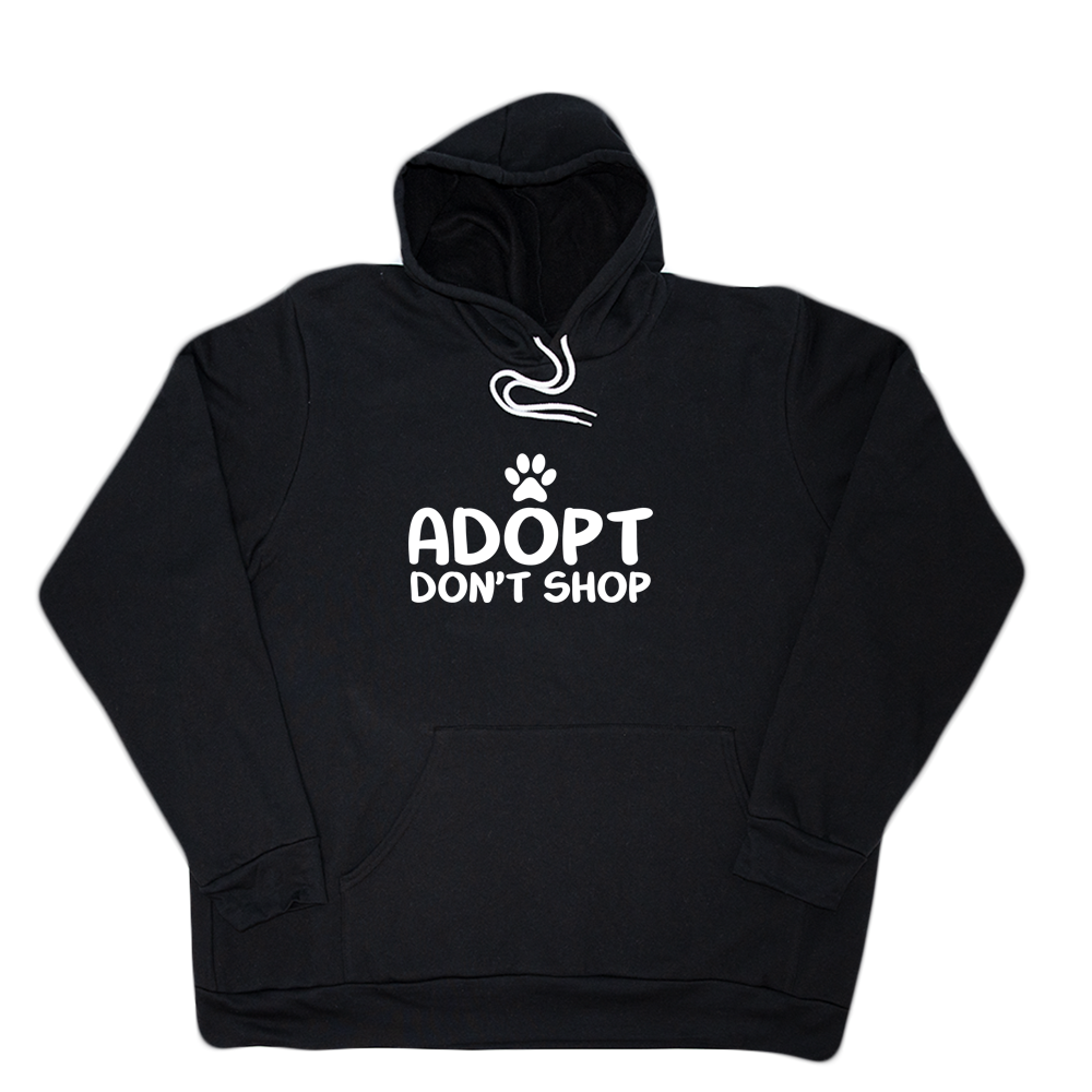 Black Adopt Dont Shop Giant Hoodie