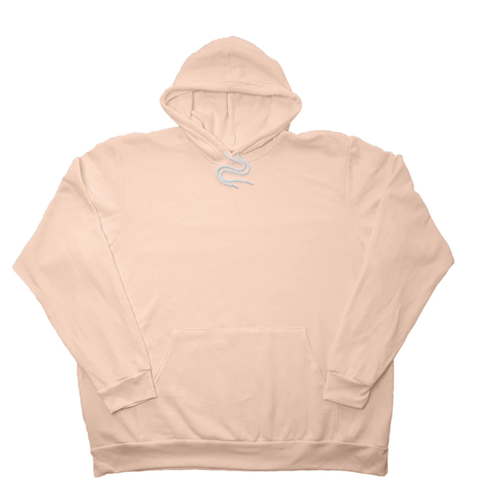 Blank Giant Hoodie - Peach - Giant Hoodies