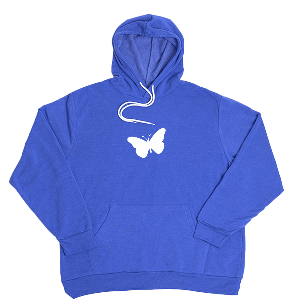 Butterfly Outline Giant Hoodie - Very Blue - Giant Hoodies