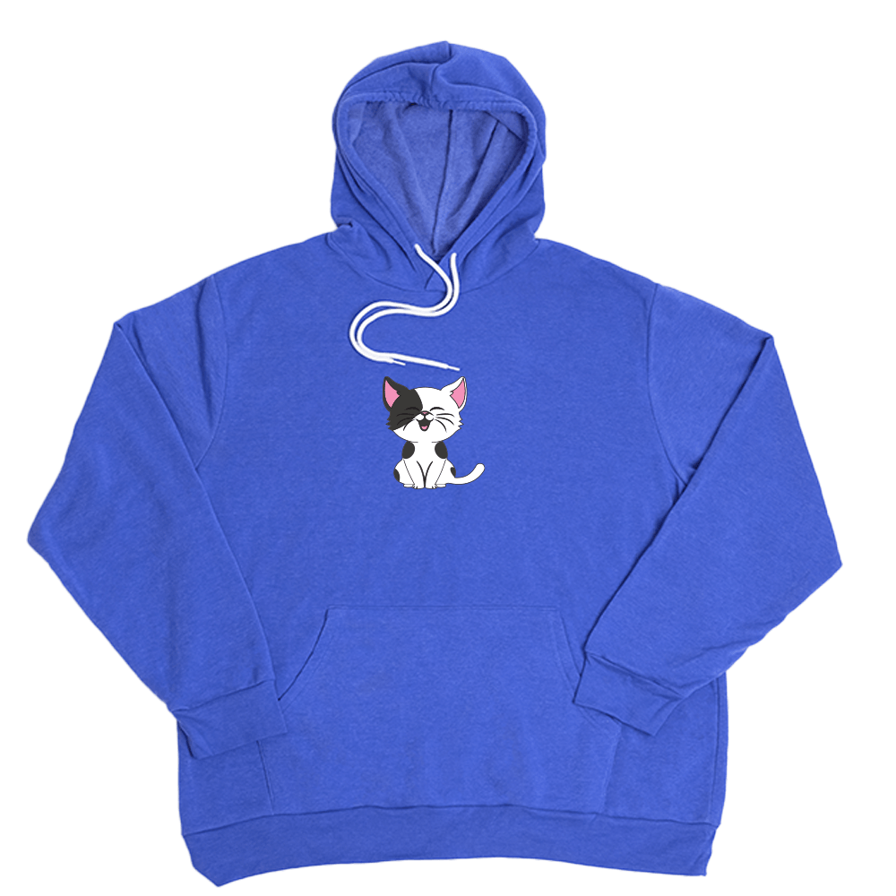 Cartoon Kitty Giant Hoodie - Very Blue - Giant Hoodies