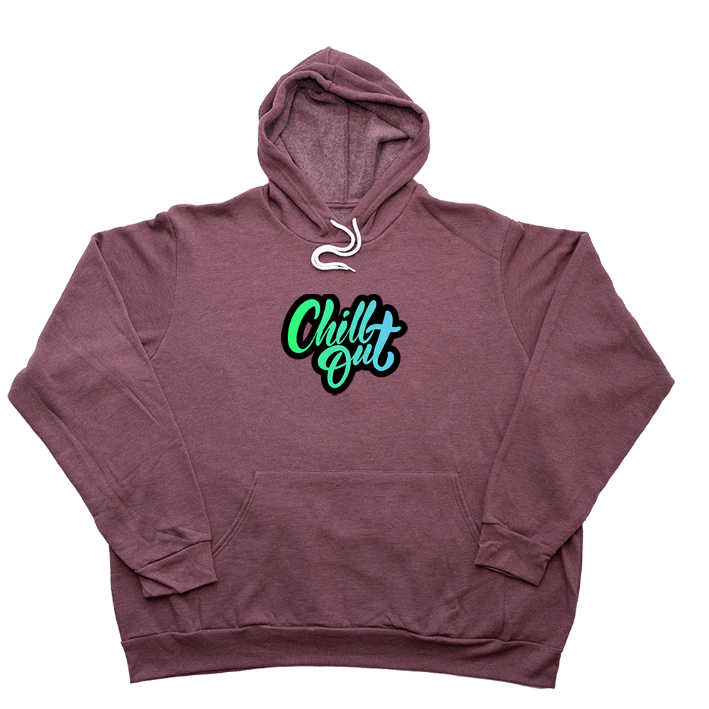 Chill Out Giant Hoodie - Heather Maroon - Giant Hoodies