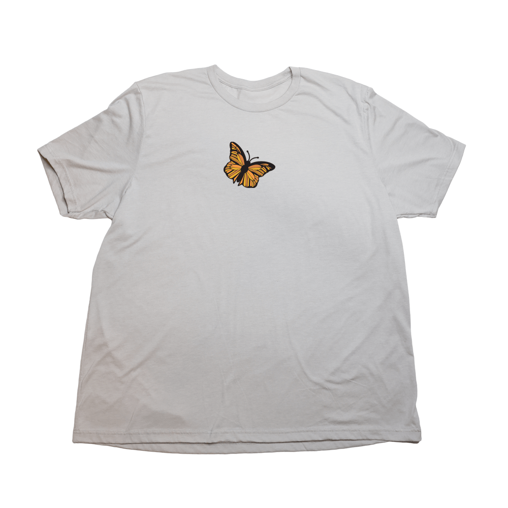 Cool Gray Colorful Butterfly Giant Shirt